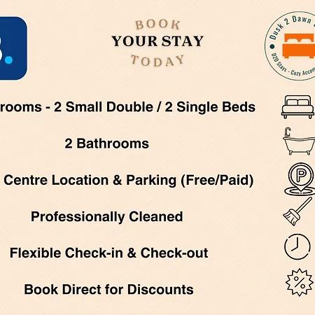 4 Bedroom, 2 Bath In Newcastle Town Centre Экстерьер фото